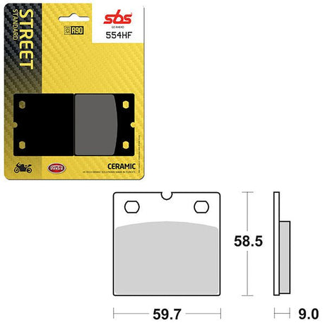 SBS ATV/UTV CERAMIC BRAKE PAD (6190554108) - DRIVEN Canada's Powersports 6190554108
