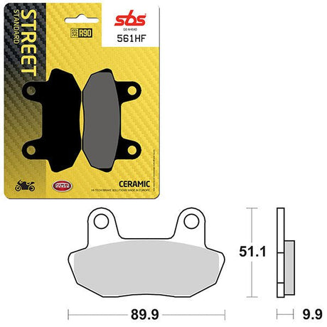 SBS ATV/UTV CERAMIC BRAKE PAD (6190561108) - DRIVEN Canada's Powersports 6190561108