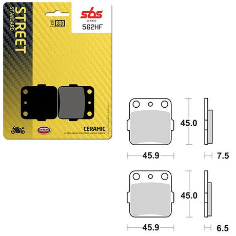 SBS ATV/UTV CERAMIC BRAKE PAD (6190562108) - DRIVEN Canada's Powersports 6190562108