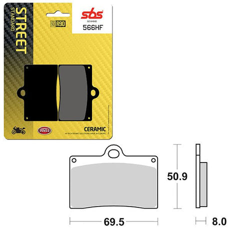 SBS ATV/UTV CERAMIC BRAKE PAD (6190566108) - DRIVEN Canada's Powersports 6190566108