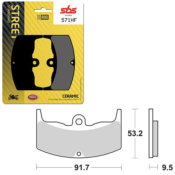 SBS ATV/UTV CERAMIC BRAKE PAD (6190571108) - DRIVEN Canada's Powersports 6190571108