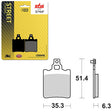 SBS ATV/UTV CERAMIC BRAKE PAD (6190574108) - DRIVEN Canada's Powersports 6190574108