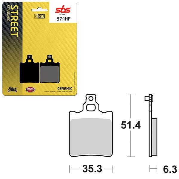 SBS ATV/UTV CERAMIC BRAKE PAD (6190574108) - DRIVEN Canada's Powersports 6190574108