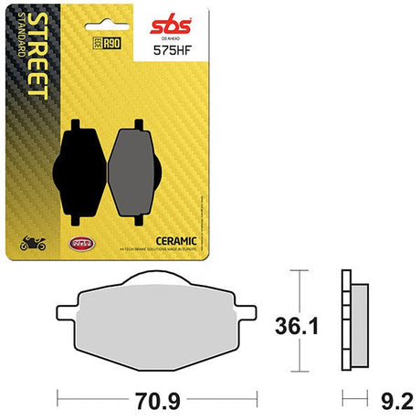 SBS ATV/UTV CERAMIC BRAKE PAD (6190575108) - DRIVEN Canada's Powersports 6190575108