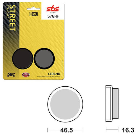 SBS ATV/UTV CERAMIC BRAKE PAD (6190576108) - DRIVEN Canada's Powersports 6190576108