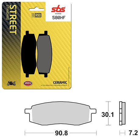 SBS ATV/UTV CERAMIC BRAKE PAD (6190580108) - DRIVEN Canada's Powersports 6190580108