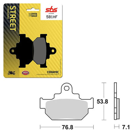 SBS ATV/UTV CERAMIC BRAKE PAD (6190581108) - DRIVEN Canada's Powersports 6190581108