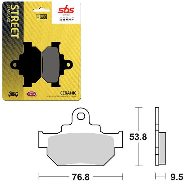 SBS ATV/UTV CERAMIC BRAKE PAD (6190582108) - DRIVEN Canada's Powersports 6190582108