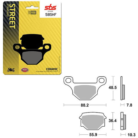 SBS ATV/UTV CERAMIC BRAKE PAD (6190585108) - DRIVEN Canada's Powersports 6190585108
