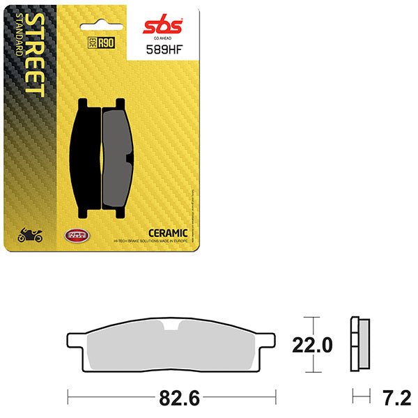 SBS ATV/UTV CERAMIC BRAKE PAD (6190589108) - DRIVEN Canada's Powersports 6190589108