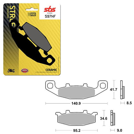 SBS ATV/UTV CERAMIC BRAKE PAD (6190597108) - DRIVEN Canada's Powersports 6190597108