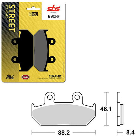 SBS ATV/UTV CERAMIC BRAKE PAD (6190600108) - DRIVEN Canada's Powersports 6190600108