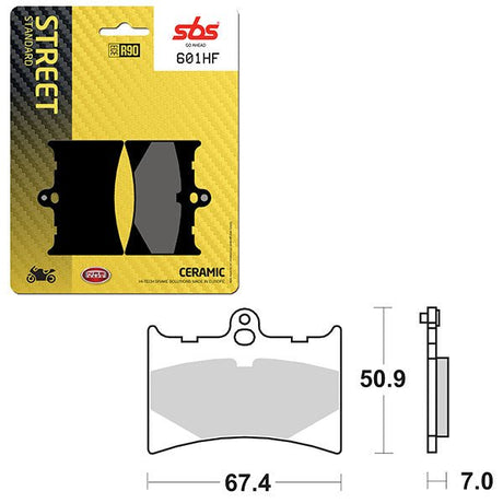 SBS ATV/UTV CERAMIC BRAKE PAD (6190601108) - DRIVEN Canada's Powersports 6190601108