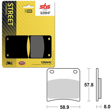 SBS ATV/UTV CERAMIC BRAKE PAD (6190620108) - DRIVEN Canada's Powersports 6190620108