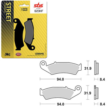SBS ATV/UTV CERAMIC BRAKE PAD (6190623108) - DRIVEN Canada's Powersports 6190623108