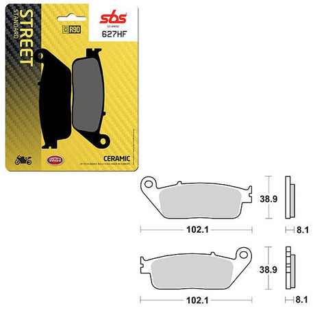 SBS ATV/UTV CERAMIC BRAKE PAD (6190627108) - DRIVEN Canada's Powersports 6190627108