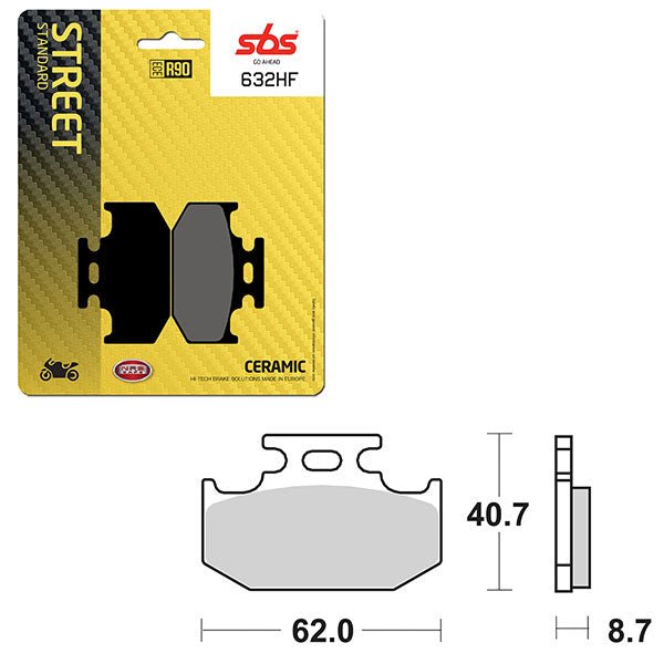 SBS ATV/UTV CERAMIC BRAKE PAD (6190632108) - DRIVEN Canada's Powersports 6190632108
