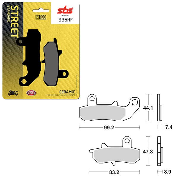 SBS ATV/UTV CERAMIC BRAKE PAD (6190635108) - DRIVEN Canada's Powersports 6190635108