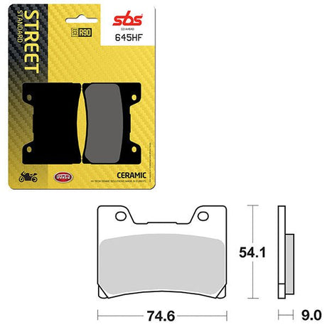 SBS ATV/UTV CERAMIC BRAKE PAD (6190645108) - DRIVEN Canada's Powersports 6190645108