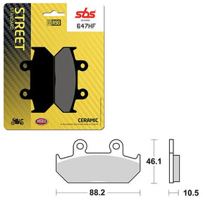 SBS ATV/UTV CERAMIC BRAKE PAD (6190647108) - DRIVEN Canada's Powersports 6190647108