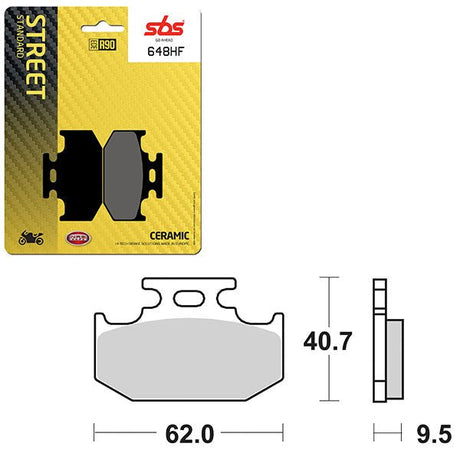 SBS ATV/UTV CERAMIC BRAKE PAD (6190648108) - DRIVEN Canada's Powersports 6190648108