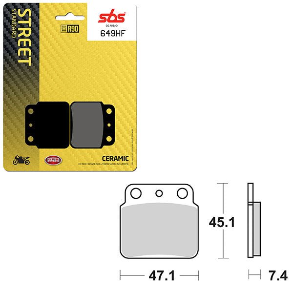 SBS ATV/UTV CERAMIC BRAKE PAD (6190649108) - DRIVEN Canada's Powersports 6190649108