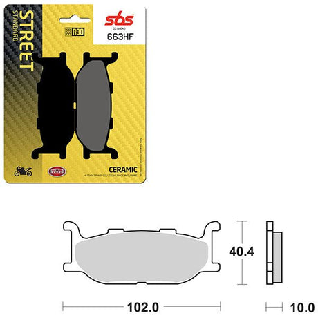 SBS ATV/UTV CERAMIC BRAKE PAD (6190663108) - DRIVEN Canada's Powersports 6190663108
