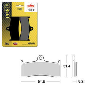 SBS ATV/UTV CERAMIC BRAKE PAD (6190676108) - DRIVEN Canada's Powersports 6190676108