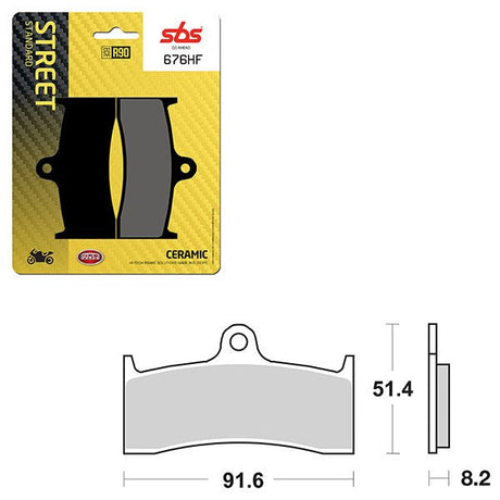 SBS ATV/UTV CERAMIC BRAKE PAD (6190676108) - DRIVEN Canada's Powersports 6190676108
