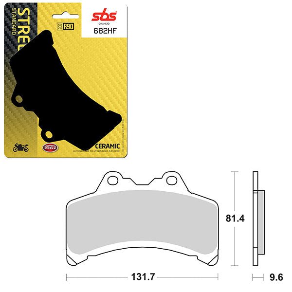 SBS ATV/UTV CERAMIC BRAKE PAD (6190682108) - DRIVEN Canada's Powersports 6190682108