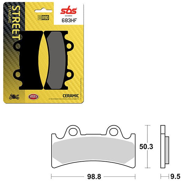 SBS ATV/UTV CERAMIC BRAKE PAD (6190683108) - DRIVEN Canada's Powersports 6190683108