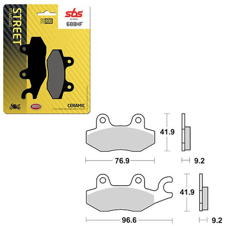SBS ATV/UTV CERAMIC BRAKE PAD (6190688108) - DRIVEN Canada's Powersports 6190688108