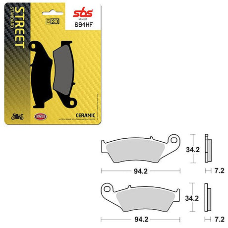 SBS ATV/UTV CERAMIC BRAKE PAD (6190694108) - DRIVEN Canada's Powersports 6190694108