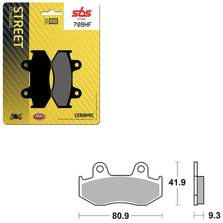 SBS ATV/UTV CERAMIC BRAKE PAD (6190709108) - DRIVEN Canada's Powersports 6190709108