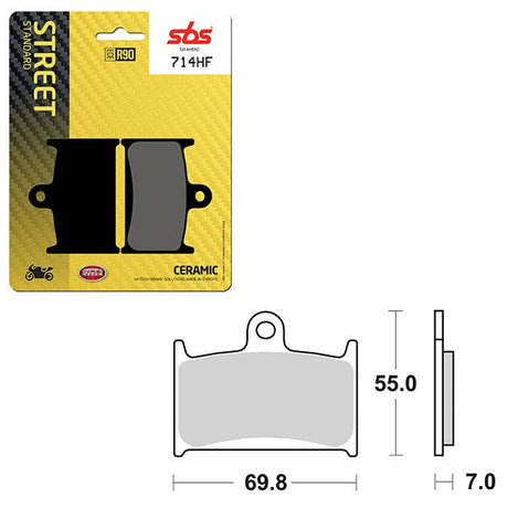 SBS ATV/UTV CERAMIC BRAKE PAD (6190714108) - DRIVEN Canada's Powersports 6190714108