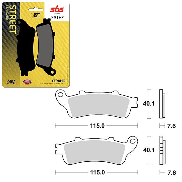 SBS ATV/UTV CERAMIC BRAKE PAD (6190721108) - DRIVEN Canada's Powersports 6190721108