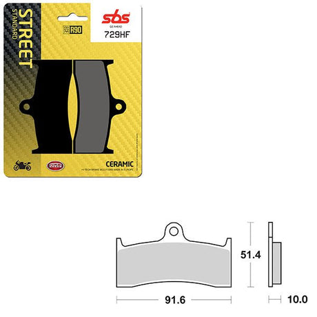 SBS ATV/UTV CERAMIC BRAKE PAD (6190729108) - DRIVEN Canada's Powersports 6190729108