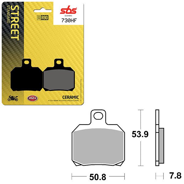 SBS ATV/UTV CERAMIC BRAKE PAD (6190730108) - DRIVEN Canada's Powersports 6190730108