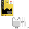 SBS ATV/UTV CERAMIC BRAKE PAD (6190733108) - DRIVEN Canada's Powersports 6190733108