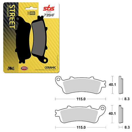 SBS ATV/UTV CERAMIC BRAKE PAD (6190735108) - DRIVEN Canada's Powersports 6190735108