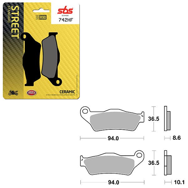 SBS ATV/UTV CERAMIC BRAKE PAD (6190742108) - DRIVEN Canada's Powersports 6190742108