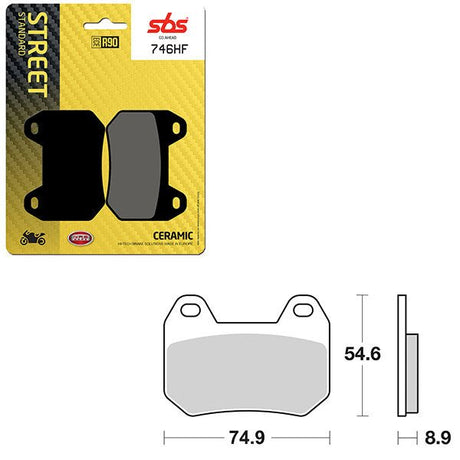 SBS ATV/UTV CERAMIC BRAKE PAD (6190746108) - DRIVEN Canada's Powersports 6190746108