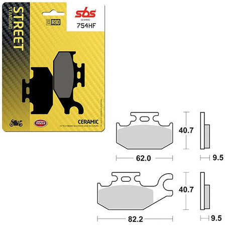 SBS ATV/UTV CERAMIC BRAKE PAD (6190754108) - DRIVEN Canada's Powersports 6190754108