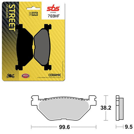 SBS ATV/UTV CERAMIC BRAKE PAD (6190769108) - DRIVEN Canada's Powersports 6190769108
