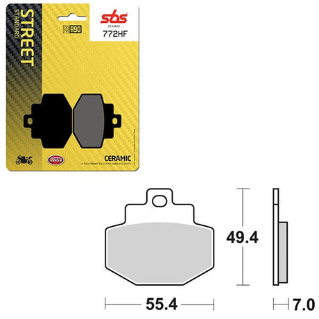 SBS ATV/UTV CERAMIC BRAKE PAD (6190772108) - DRIVEN Canada's Powersports 6190772108