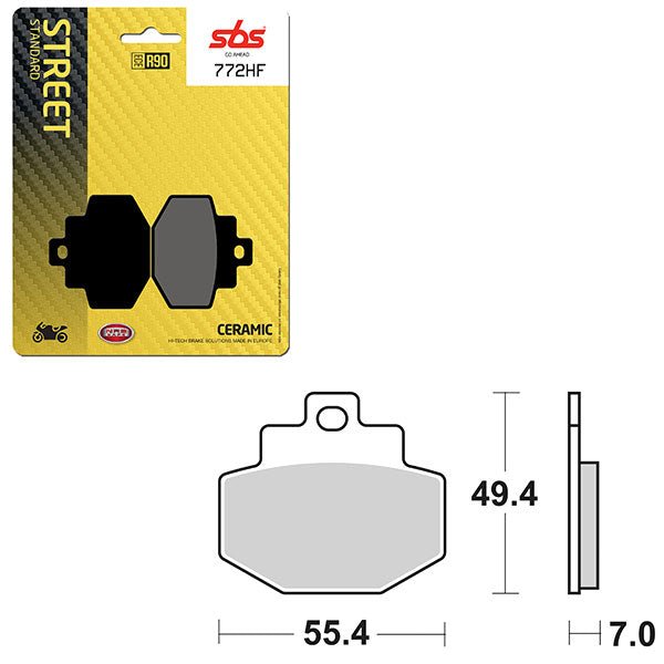 SBS ATV/UTV CERAMIC BRAKE PAD (6190772108) - DRIVEN Canada's Powersports 6190772108