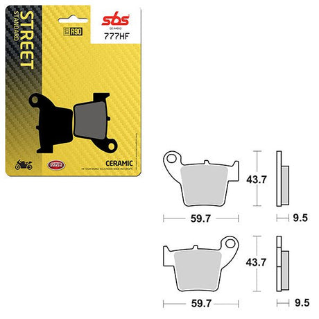 SBS ATV/UTV CERAMIC BRAKE PAD (6190777108) - DRIVEN Canada's Powersports 6190777108