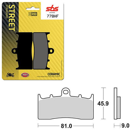 SBS ATV/UTV CERAMIC BRAKE PAD (6190778108) - DRIVEN Canada's Powersports 6190778108