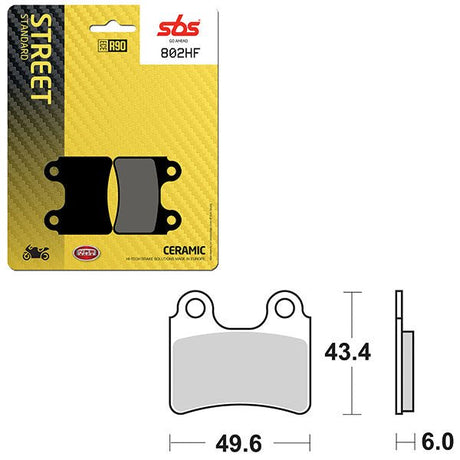SBS ATV/UTV CERAMIC BRAKE PAD (6190802108) - DRIVEN Canada's Powersports 6190802108