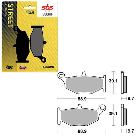 SBS ATV/UTV CERAMIC BRAKE PAD (6190833108) - DRIVEN Canada's Powersports 6190833108